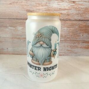 12 oz frosted tumbler